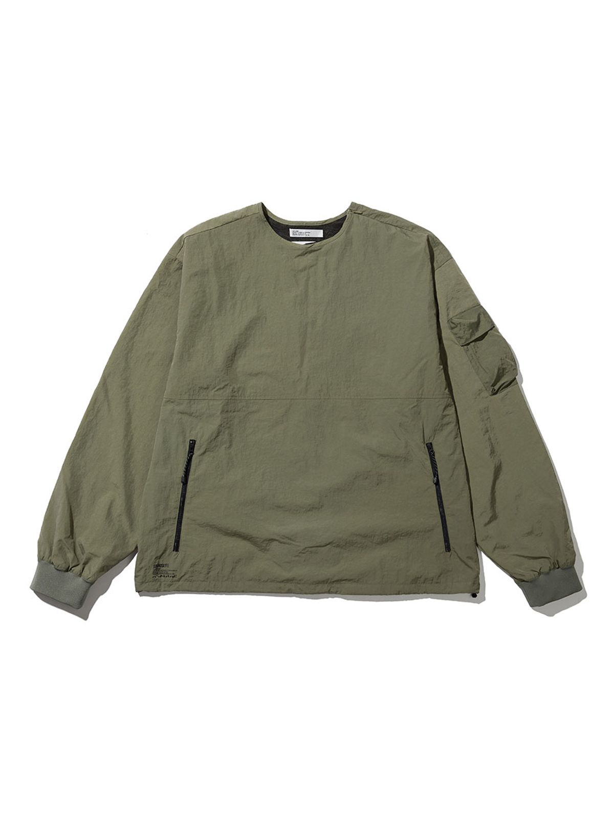 사운즈라이프(SOUNDSLIFE) Utility Pocket Nylon Long Sleeve Olive