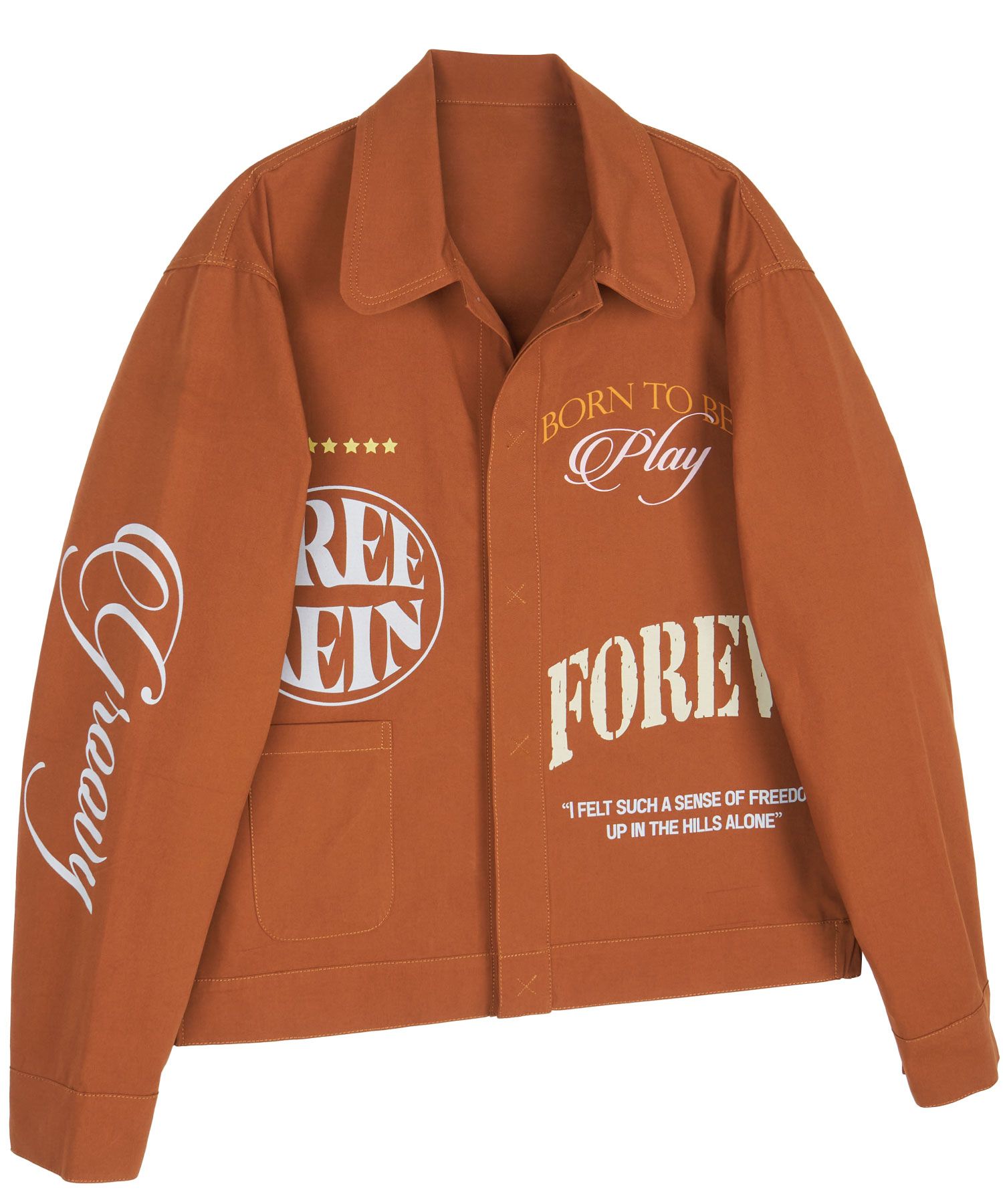 MUSINSA ETCE LENNON COTTON JACKET (BROWN)