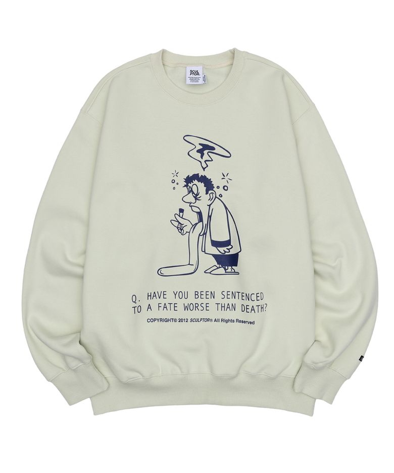 Question Sweatshirt Cream