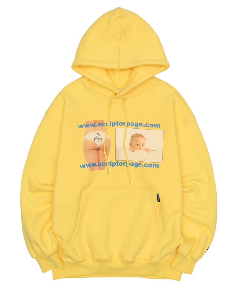 Effin No Peeking Hoodie Yellow