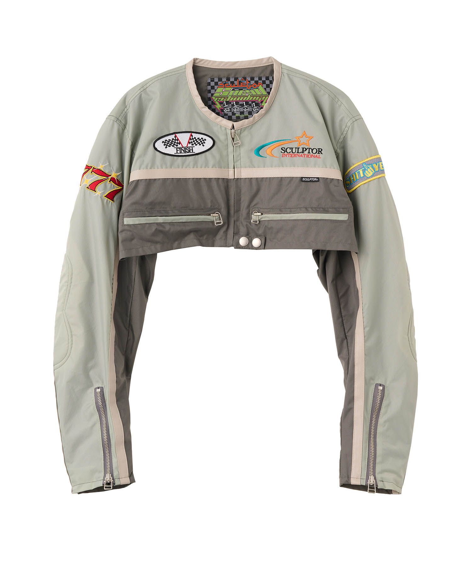 【SCULPTOR】Micro Motor Jacket Sage/Charcoal MUSINSA | SCULPTOR Micro Motor Jacket Sage/Charcoal