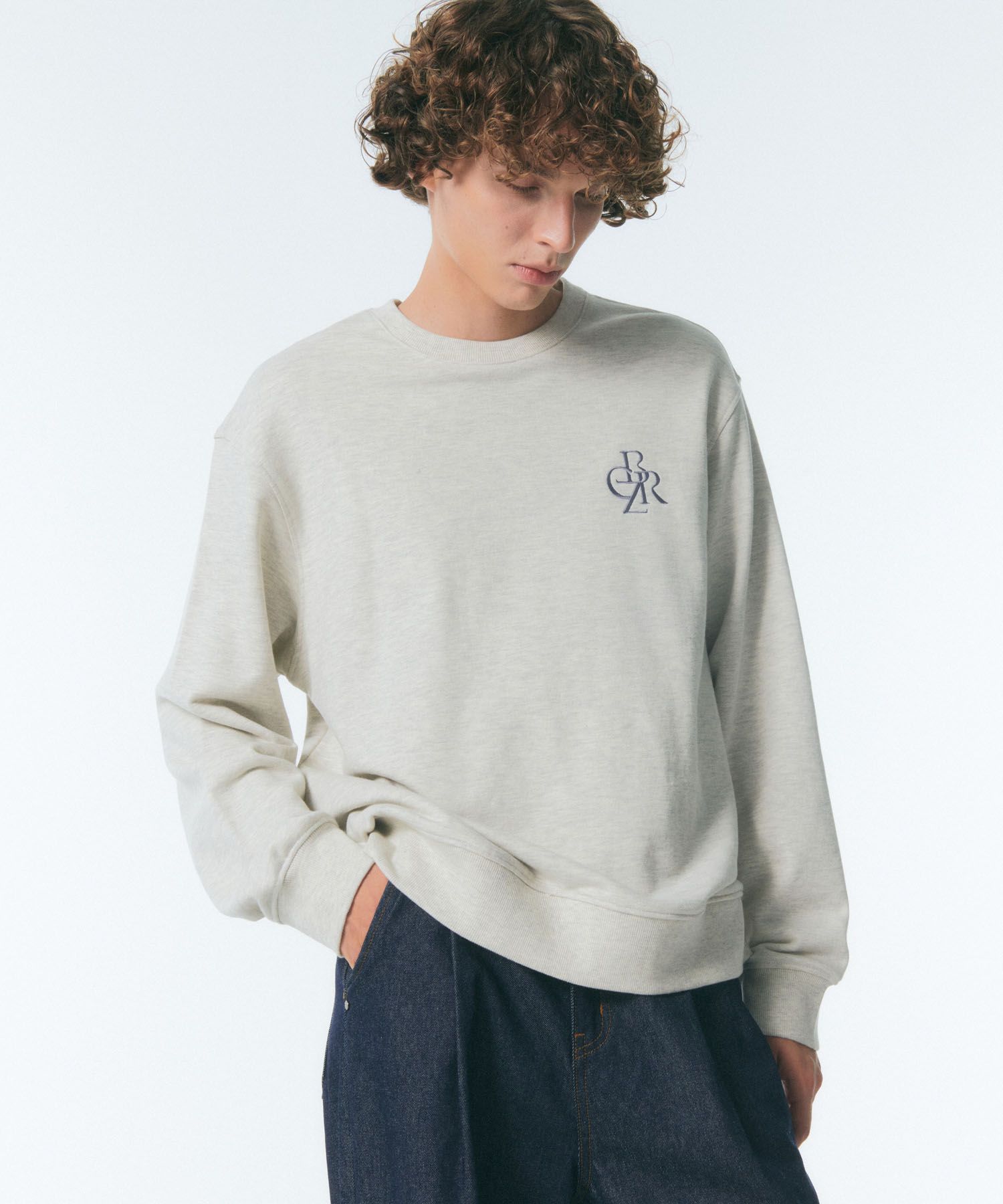 ★関税込★CITYBREEZE★LOGO EMBROIDERY OVER FIT SWEATSHIRT★ MUSINSA | CITYBREEZE [22FW] [UNISEX] Logo Embroidered Basic