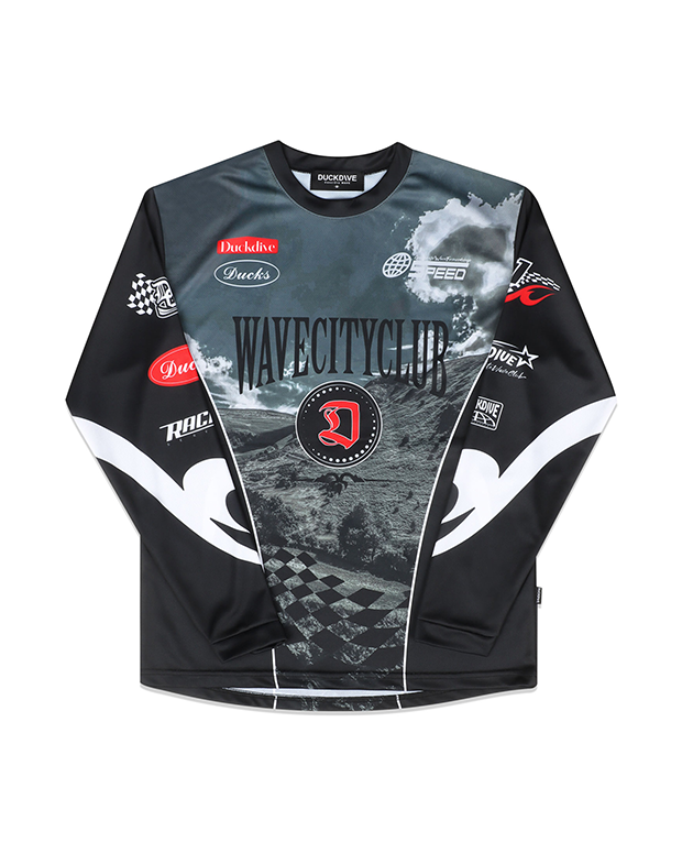 [DUCKDIVE] RACER SYBOL MESH JERSEY LONG SLEEVE ★大人気★ MUSINSA公式 | DUCKDIVE Racer Symbol Mesh Jersey Long Sleeve