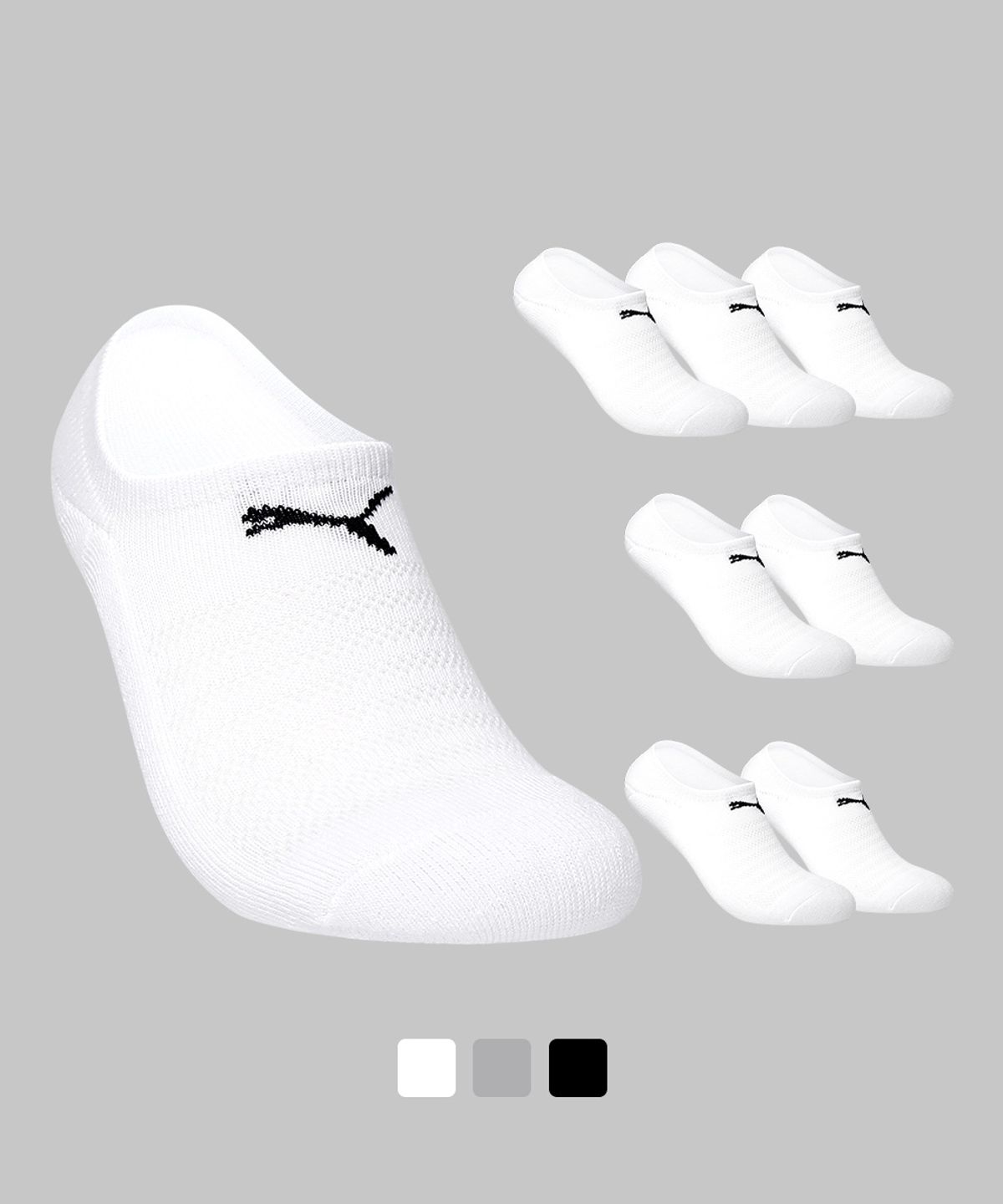 푸마양말(PUMA SOCKS) 크레오라 쿠션 스니커즈 삭스 8PACK [사이즈/컬러선택]