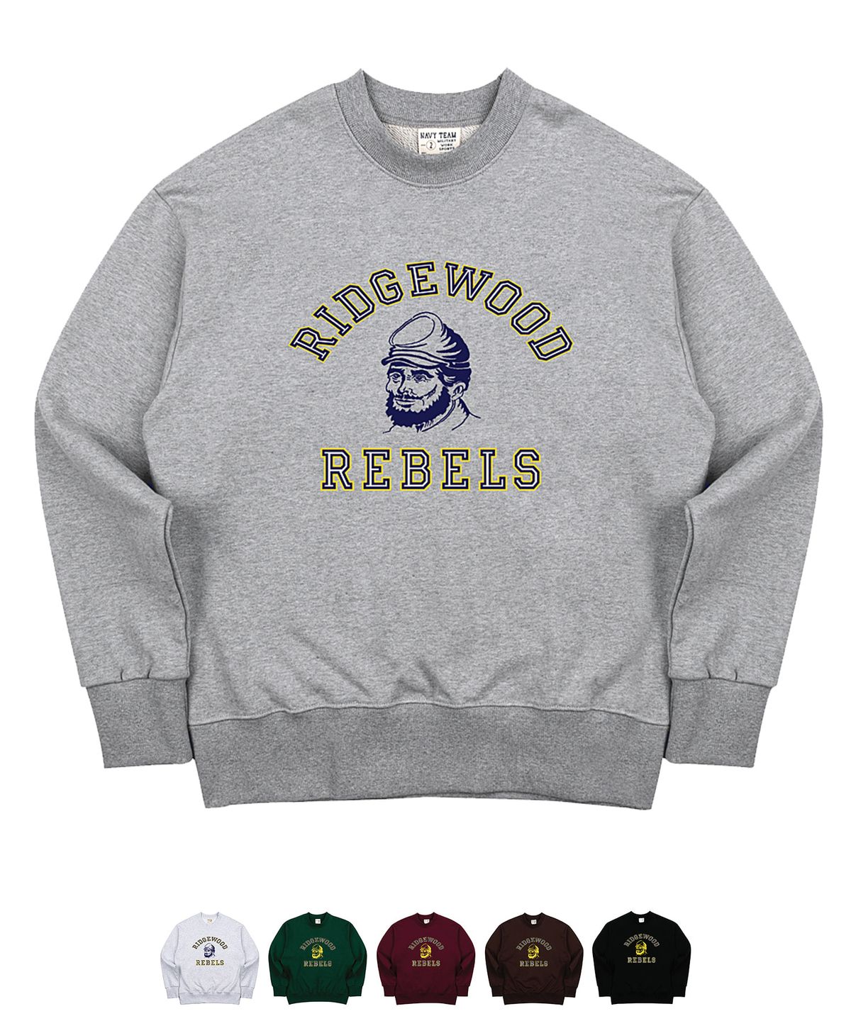 네이비팀(NAVYTEAM) V2.NTV-RIDGE WOOD REBELS SWEAT SHIRT