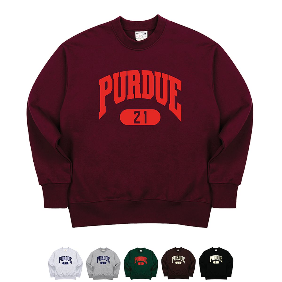 네이비팀(NAVYTEAM) V2.NTV-PURDUE 21 SWEAT SHIRT