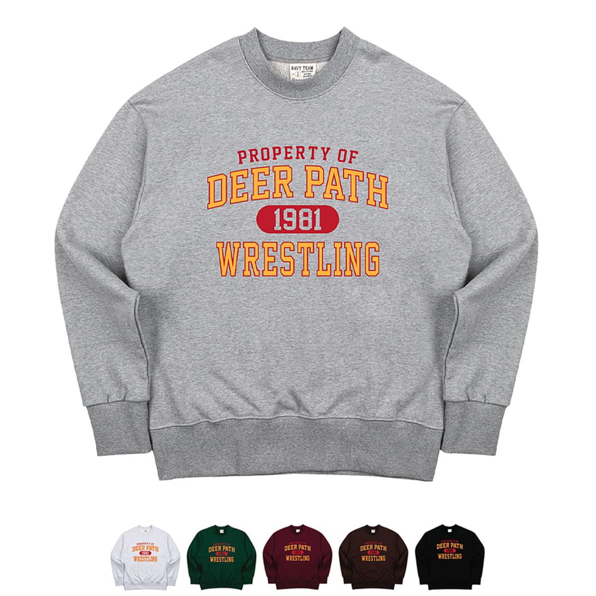 네이비팀(NAVYTEAM) V2.NTV-PROPERTY OF DP 1981 SWEAT SHIRT