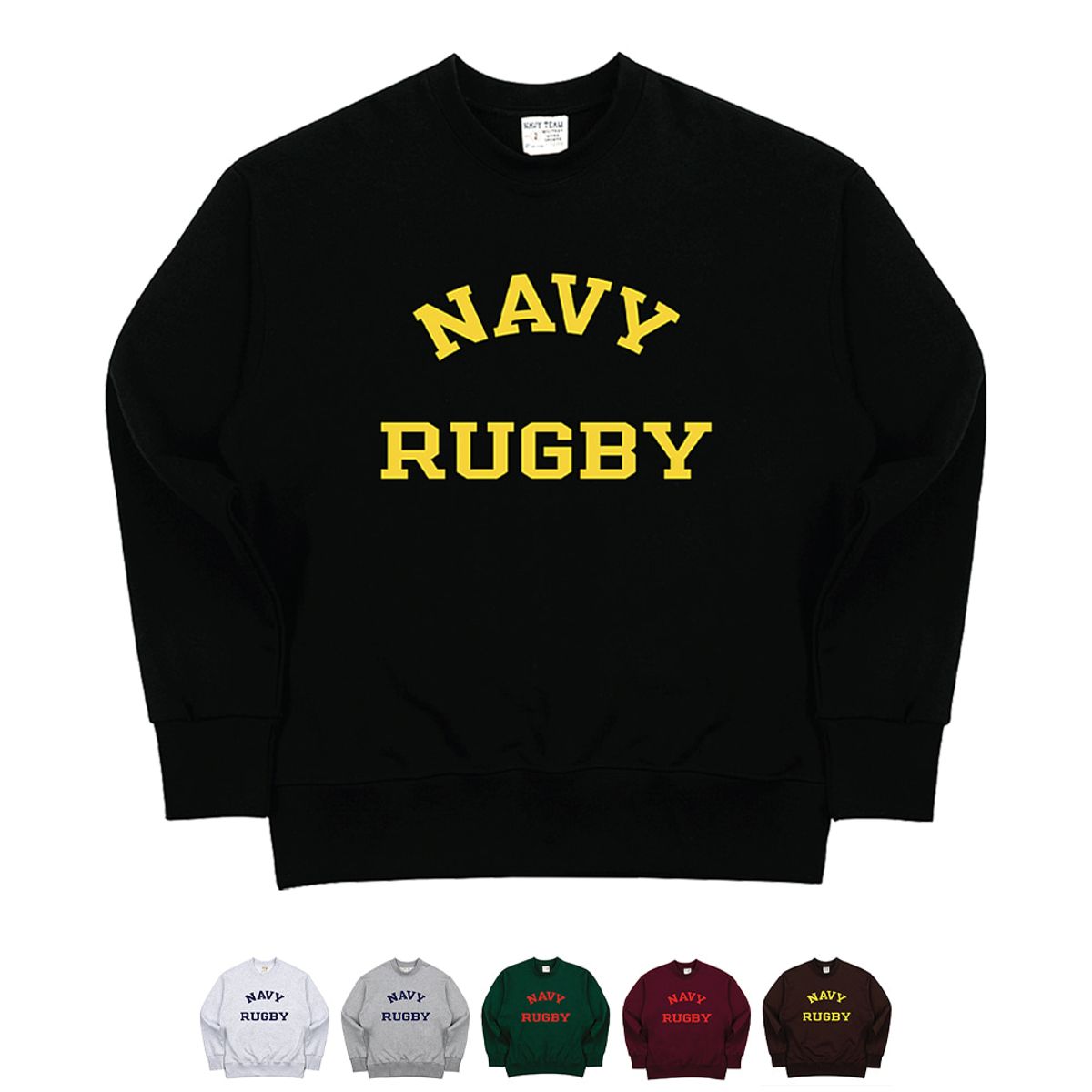 네이비팀(NAVYTEAM) V2.NTV-NAVY RUGBY SWEAT SHIRT