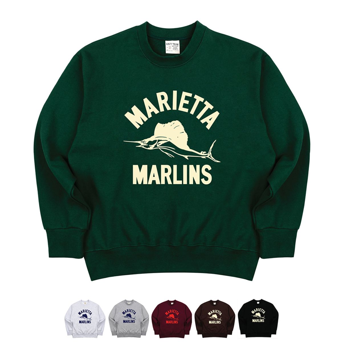 네이비팀(NAVYTEAM) V2.NTV-MARIETTA MARLINS SWEAT SHIRT