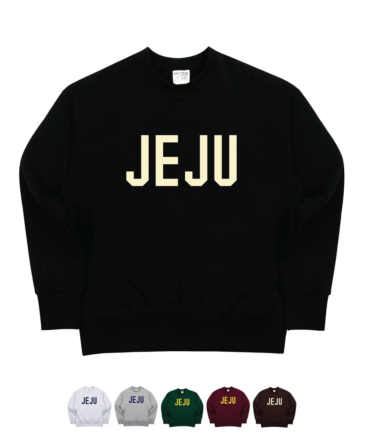 네이비팀(NAVYTEAM) V2.NTV-JEJU SWEAT SHIRT