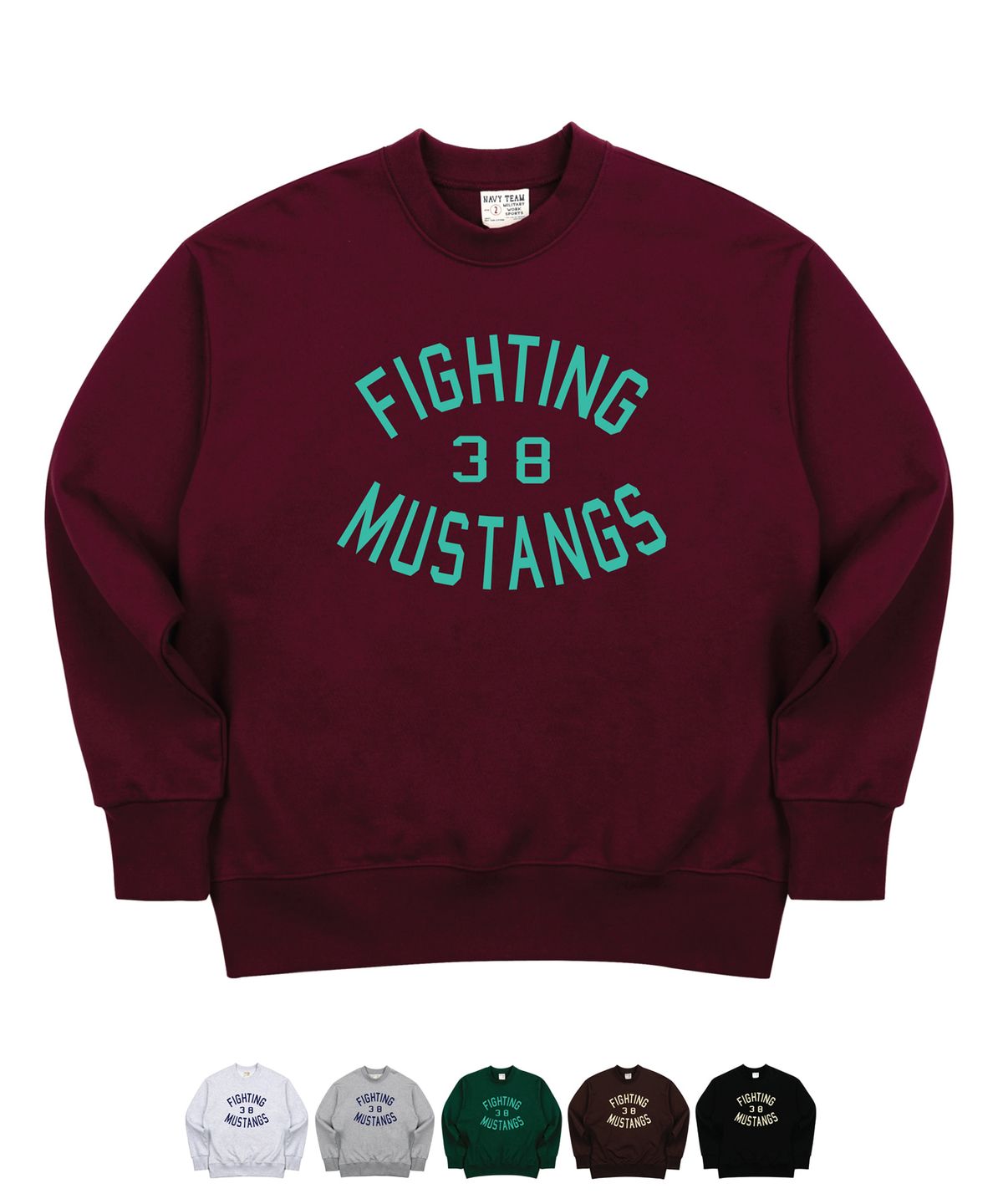 네이비팀(NAVYTEAM) V2.NTV-FIGHTING 38 MUSTANGS SWEAT SHIRT