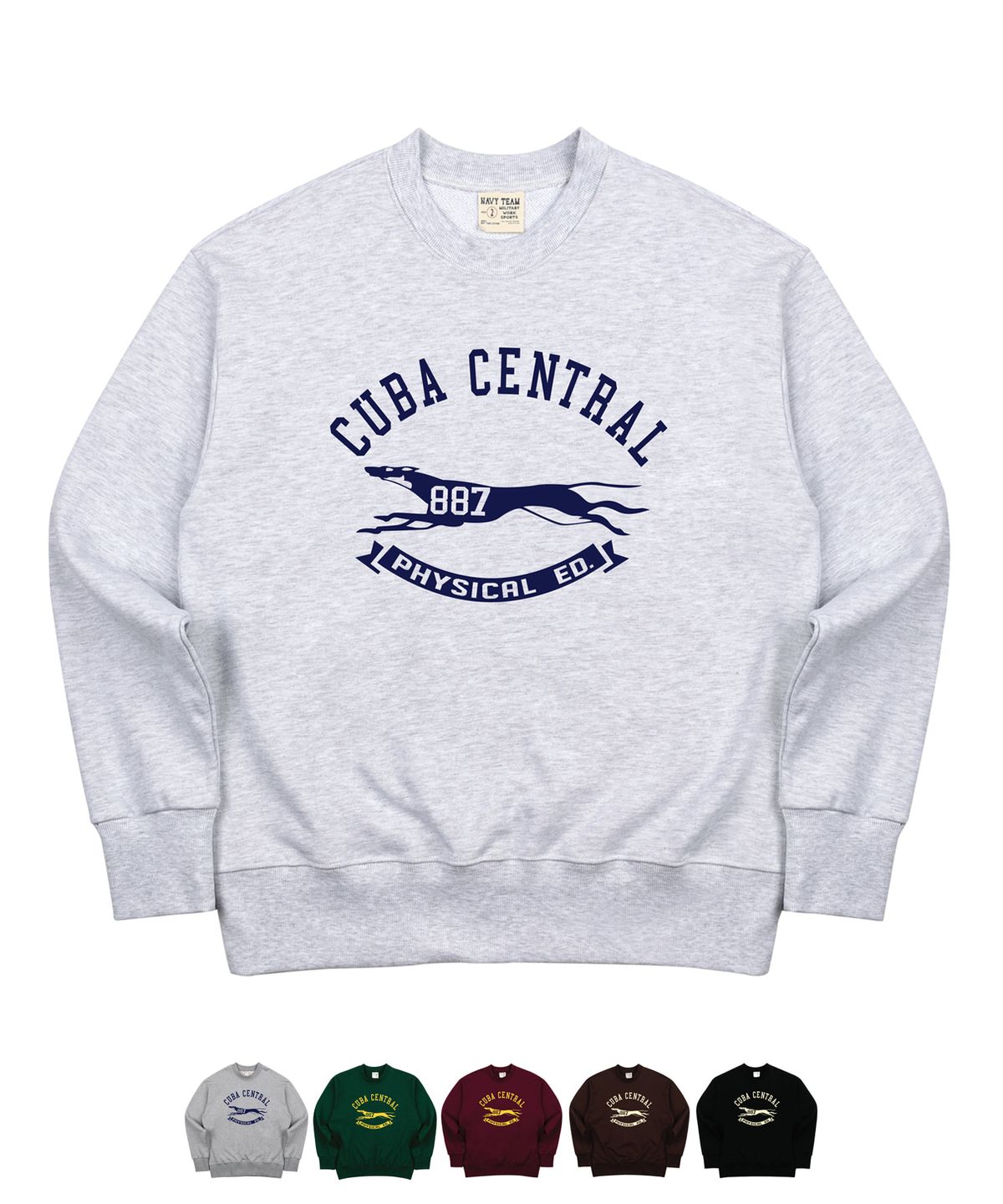 네이비팀(NAVYTEAM) V2.NTV-CUBA CENTRAL SWEAT SHIRT