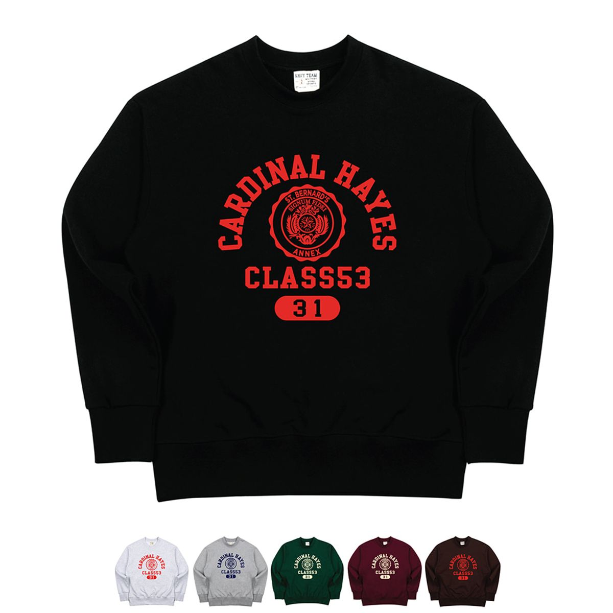 네이비팀(NAVYTEAM) V2.NTV-CARDINAL HAYES CLASS53 31 SWEAT SHIRT