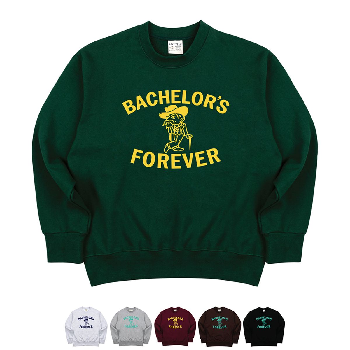 네이비팀(NAVYTEAM) V2.NTV-BACHELORS FOREVER SWEAT SHIRT