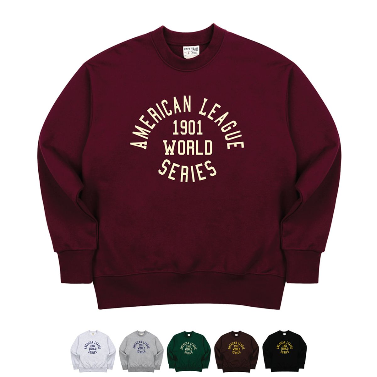 네이비팀(NAVYTEAM) V2.NTV-AMERICAN LEAGUE 1901 SWEAT SHIRT