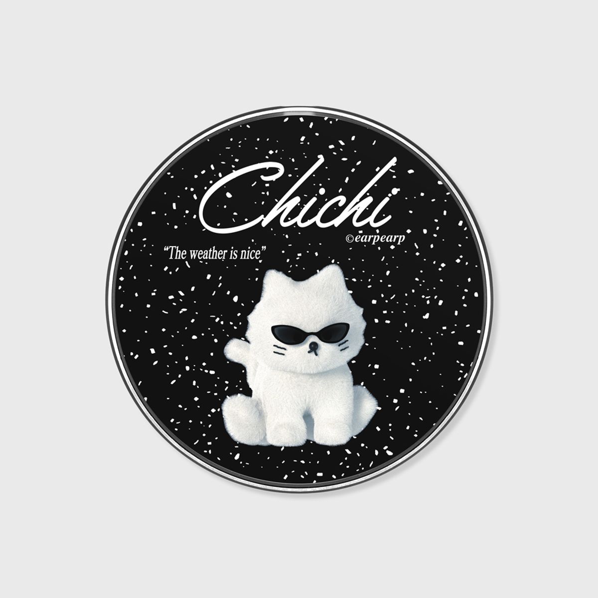 어프어프(EARPEARP) SUNGLASSES CHICHI-BLACK(무선충전기)