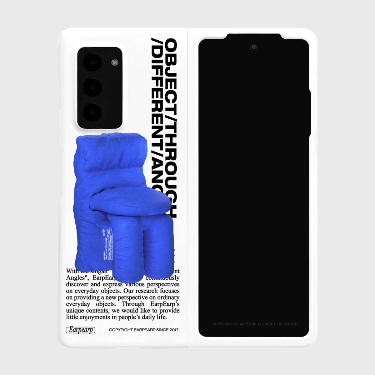 어프어프(EARPEARP) GRAPHIC CHAIR-BLUE(Z폴드-하드)