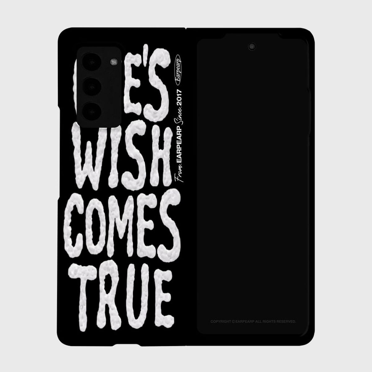 어프어프(EARPEARP) 갤럭시 Z폴드5 ONES WISH COMES TRUE-BLACK(Z폴드-하드)