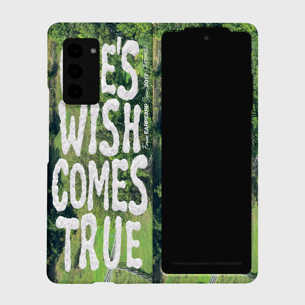 어프어프(EARPEARP) 갤럭시 Z폴드5 ONES WISH COMES TRUE-GREEN(Z폴드-하드)