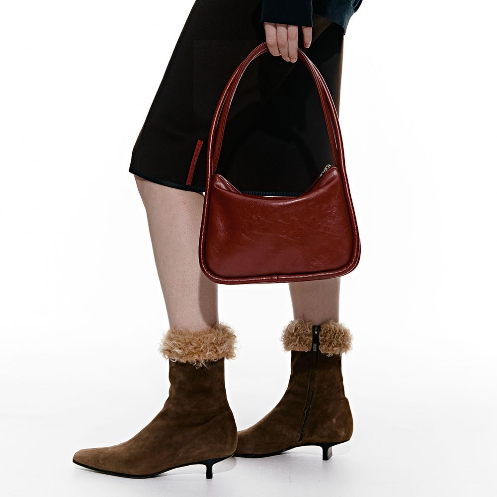 MUSINSA公式 | YEOMIM mini ridge bag (rouge)