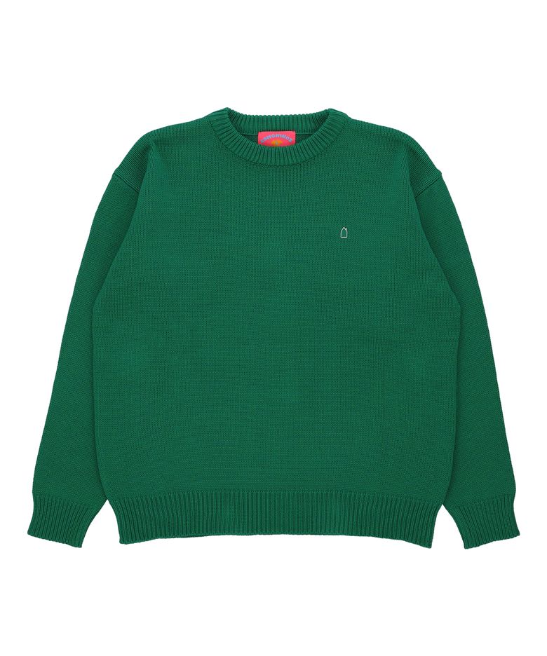 BASIC KNIT PULLOVER [GREEN]