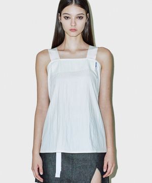 B02.00 리본 스트랩 블라우스