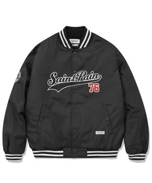 SP 팀 로고 스타디움 자켓-블랙