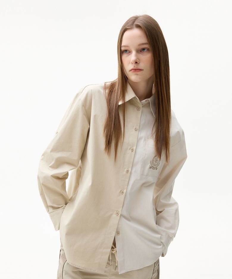 LK STRIPE SHIRT(BEIGE)
