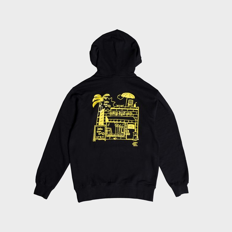 SURF SHOP HOODIE - BLACK