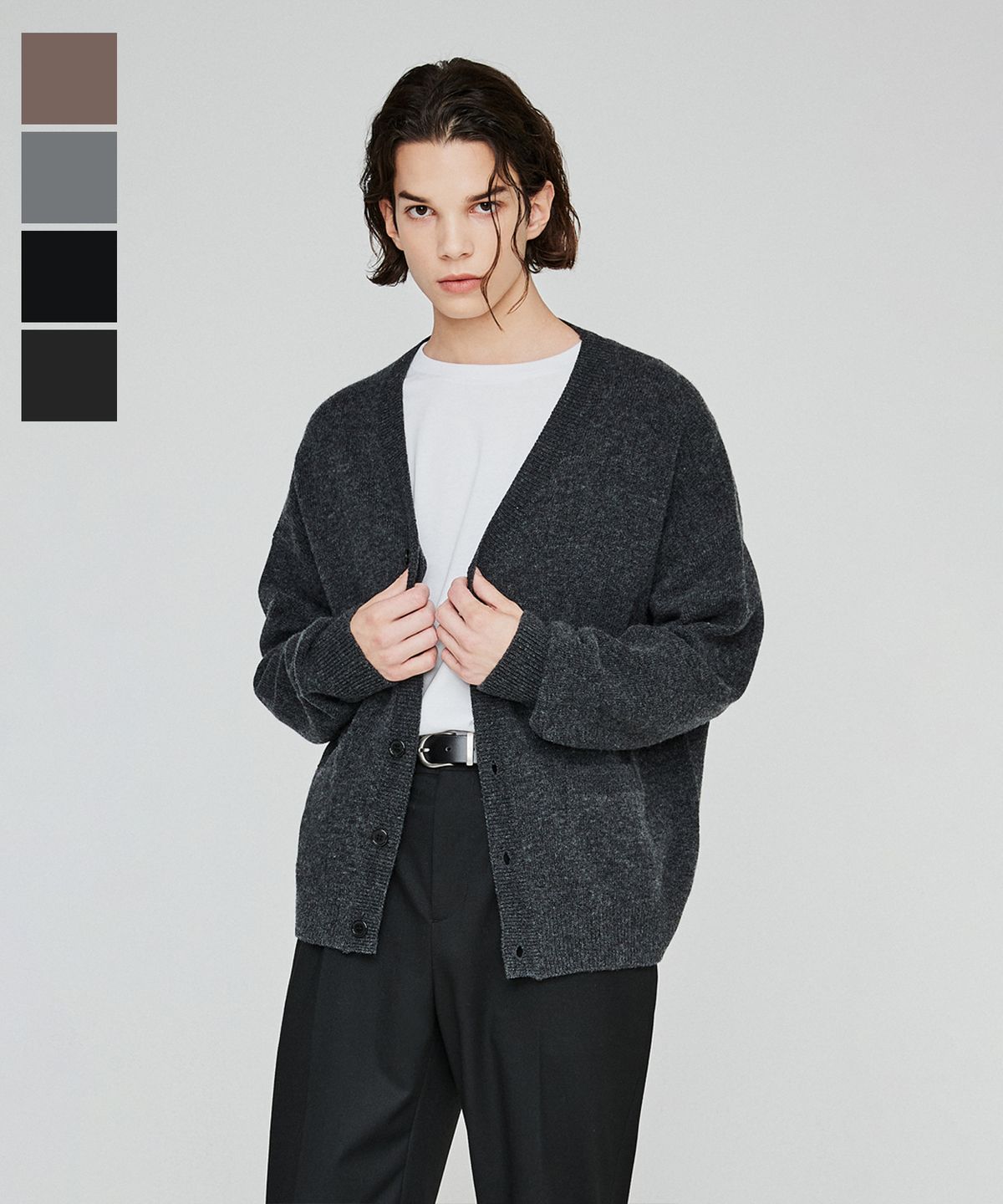 더니트컴퍼니(THEKNITCOMPANY) 22FW 베이직 울 가디건 4color