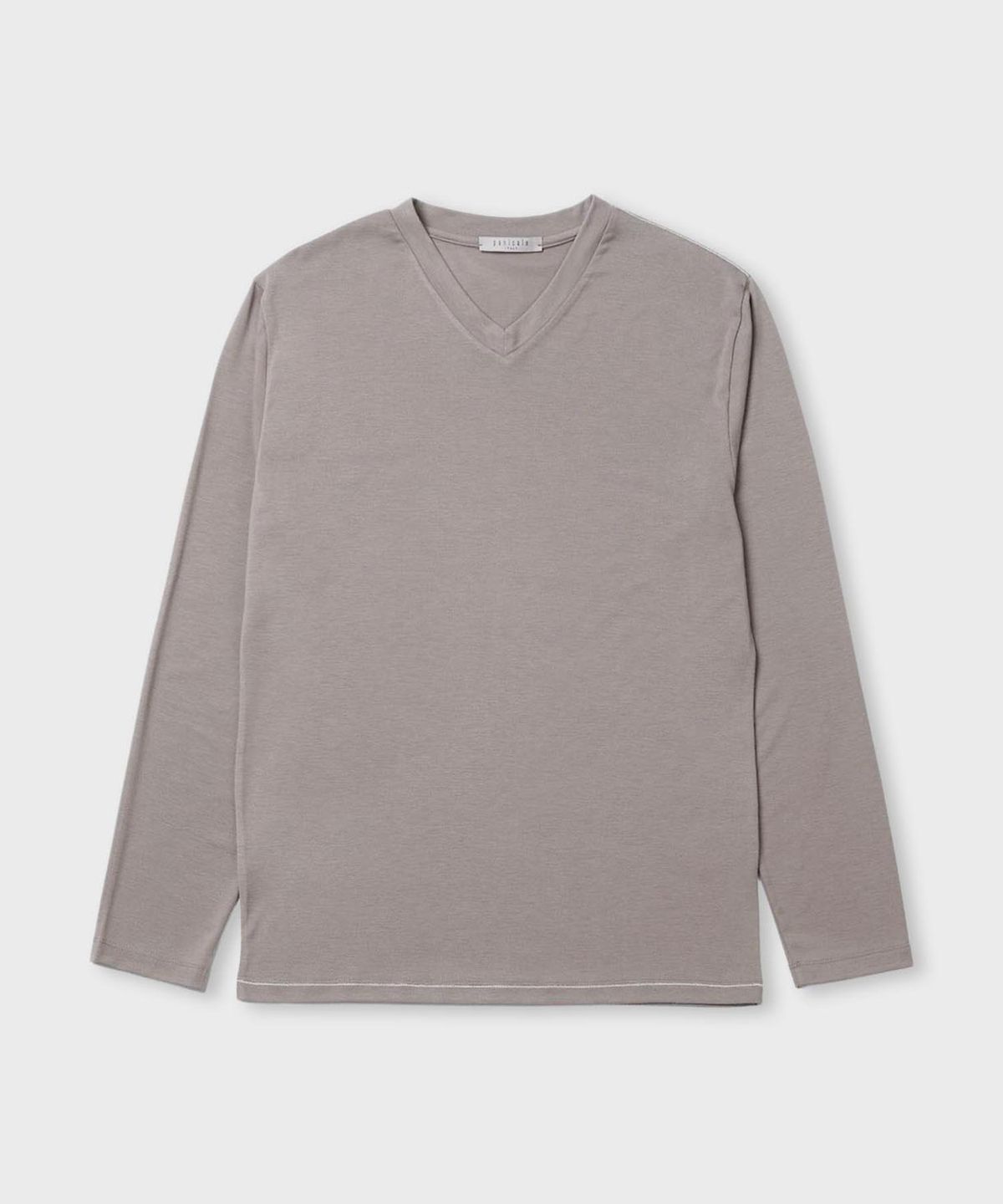 빠니깔레(PANICALE) 레이온 혼방 브이넥 티셔츠 4COLOR