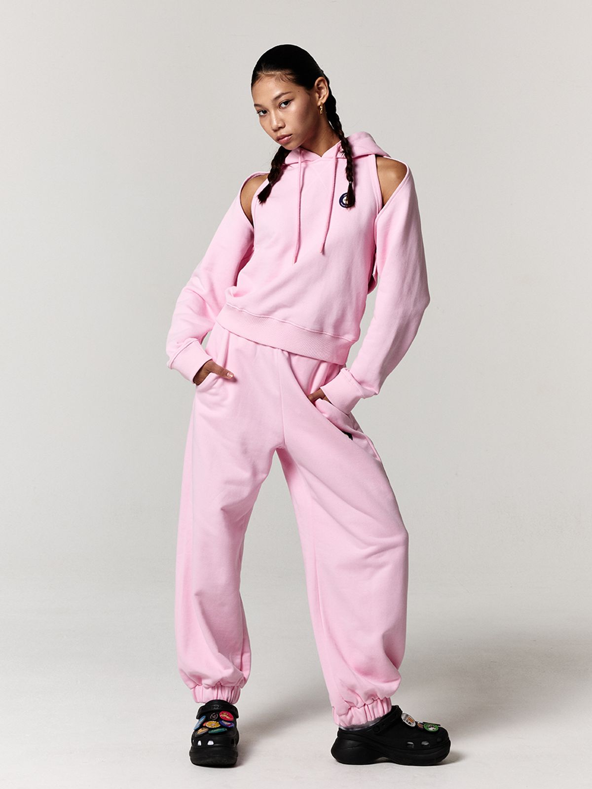 에즈이프 캘리(ASIF CALIE) WIDE JOGGER PANTS PINK