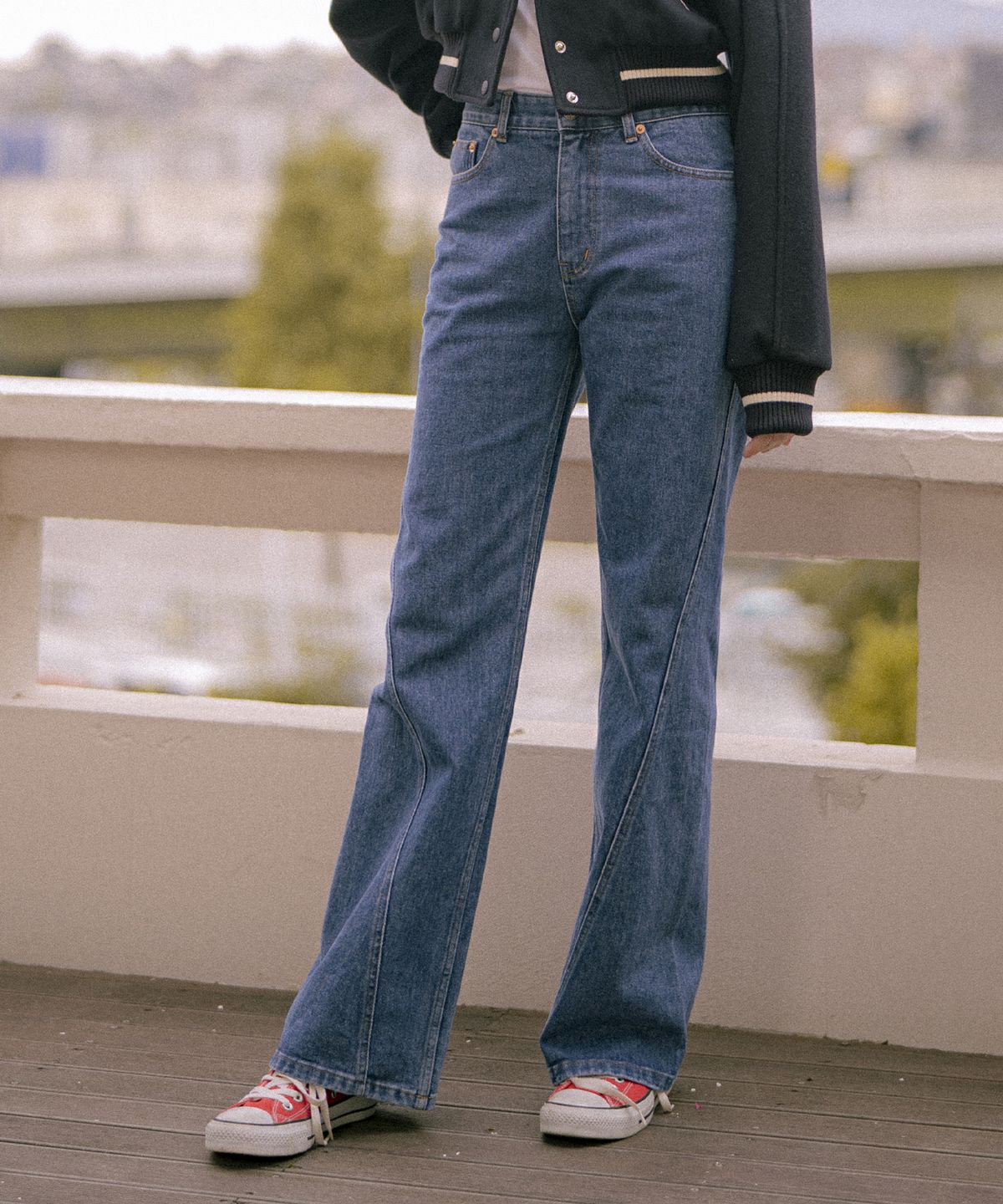 반원 아틀리에(VANONE ATELIER) P3124 Rosaline boot-cut denim