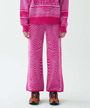 PSYCHE KNIT PANTS/PINK