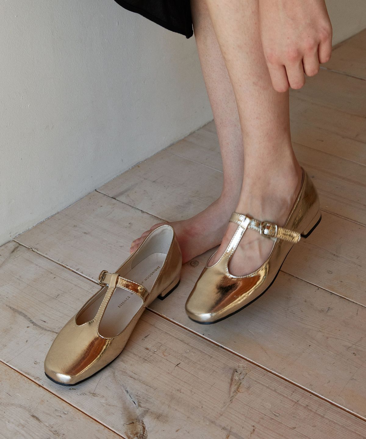 무드나잇(MOODNIGHT) JACKIE T-strap mary-jane flat - 4color 2cm T스트랩 메리제인 플랫슈즈