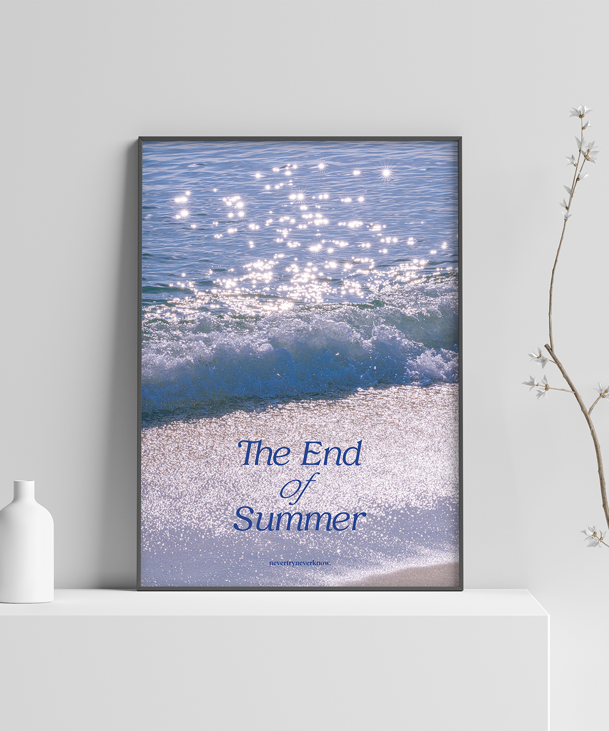 네버트라이네버노(NEVER TRY NEVER KNOW) 인테리어 포스터 The End of Summer - 강릉 2