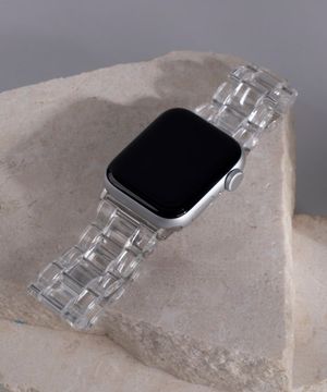 애플워치 11/10/9/8/7/6/5/4/SE3/울트라3 전기종 호환 크리스탈 클리어 투명 스트랩