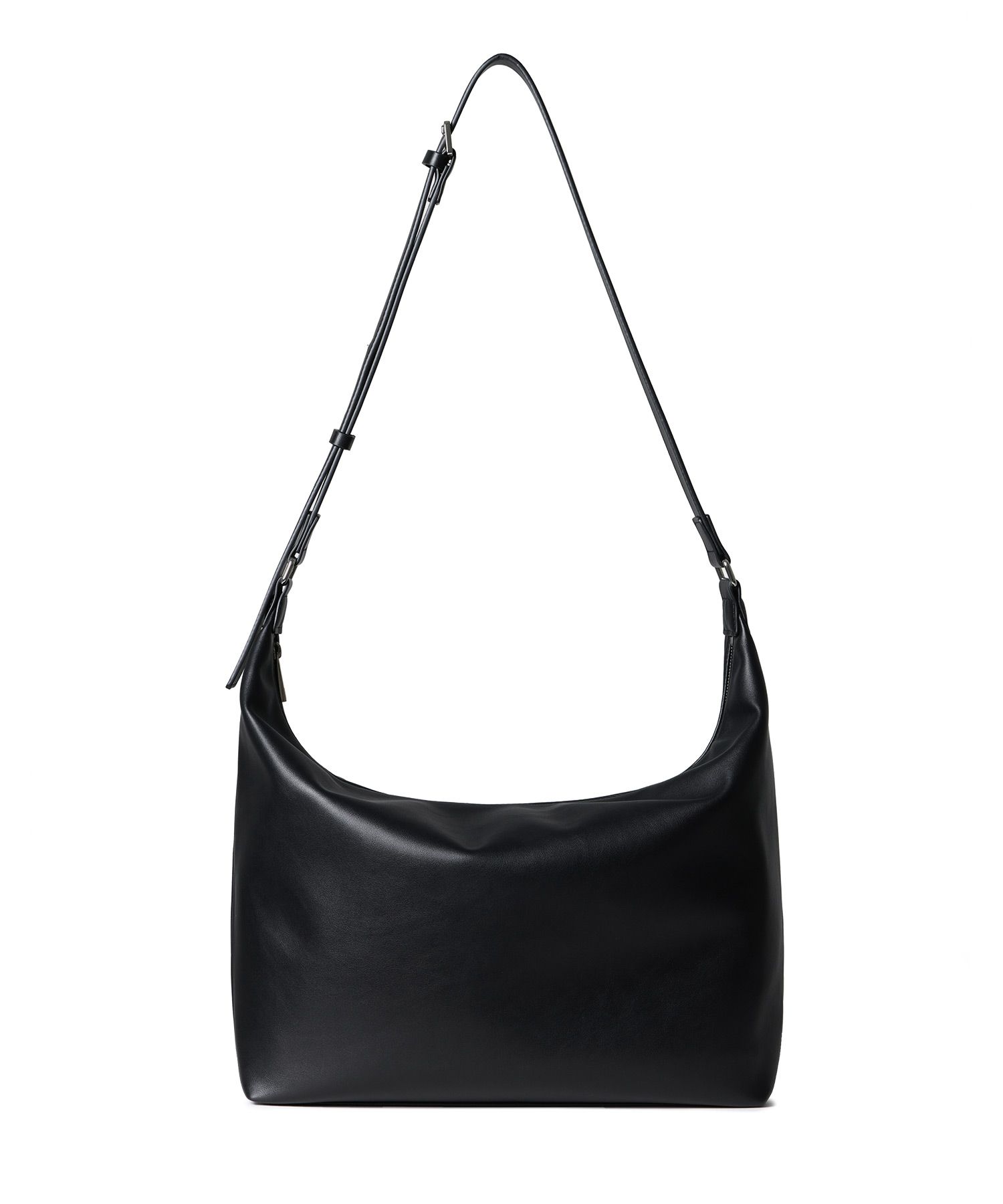 MUSINSA | MUSINSA STANDARD Synthetic leather hobo crossbody bag