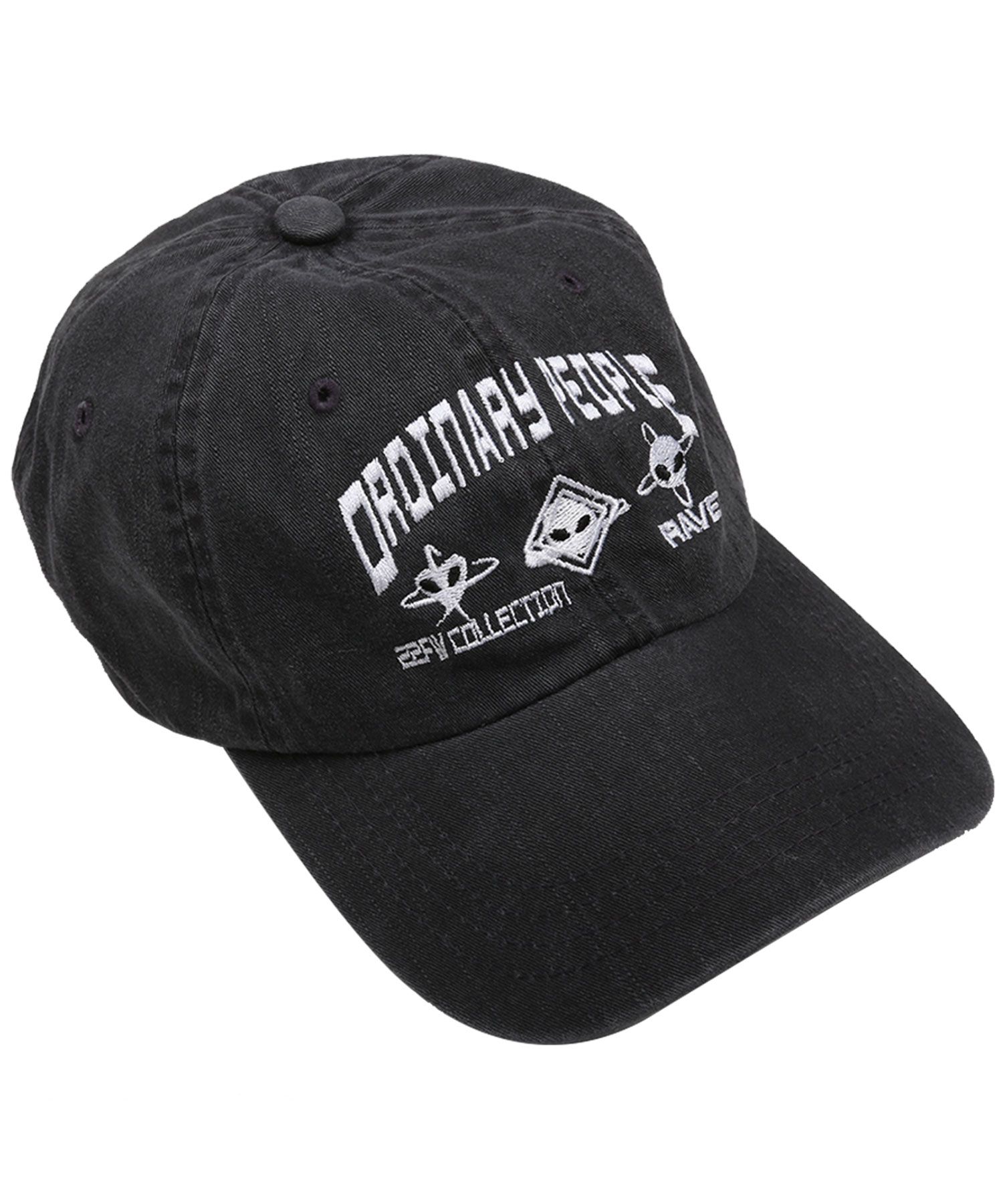 MUSINSA | ORDINARY PEOPLE Ordinary Logo Ball Cap Charcoal