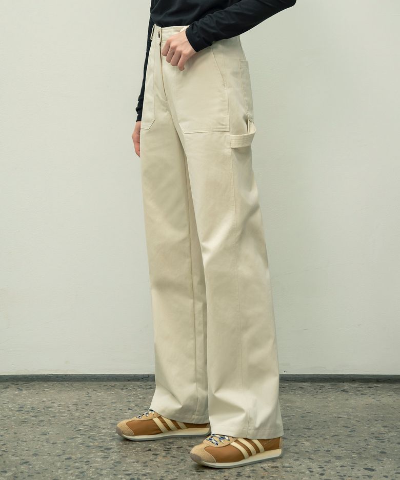 SIPT7057 carpenter pants_Cream