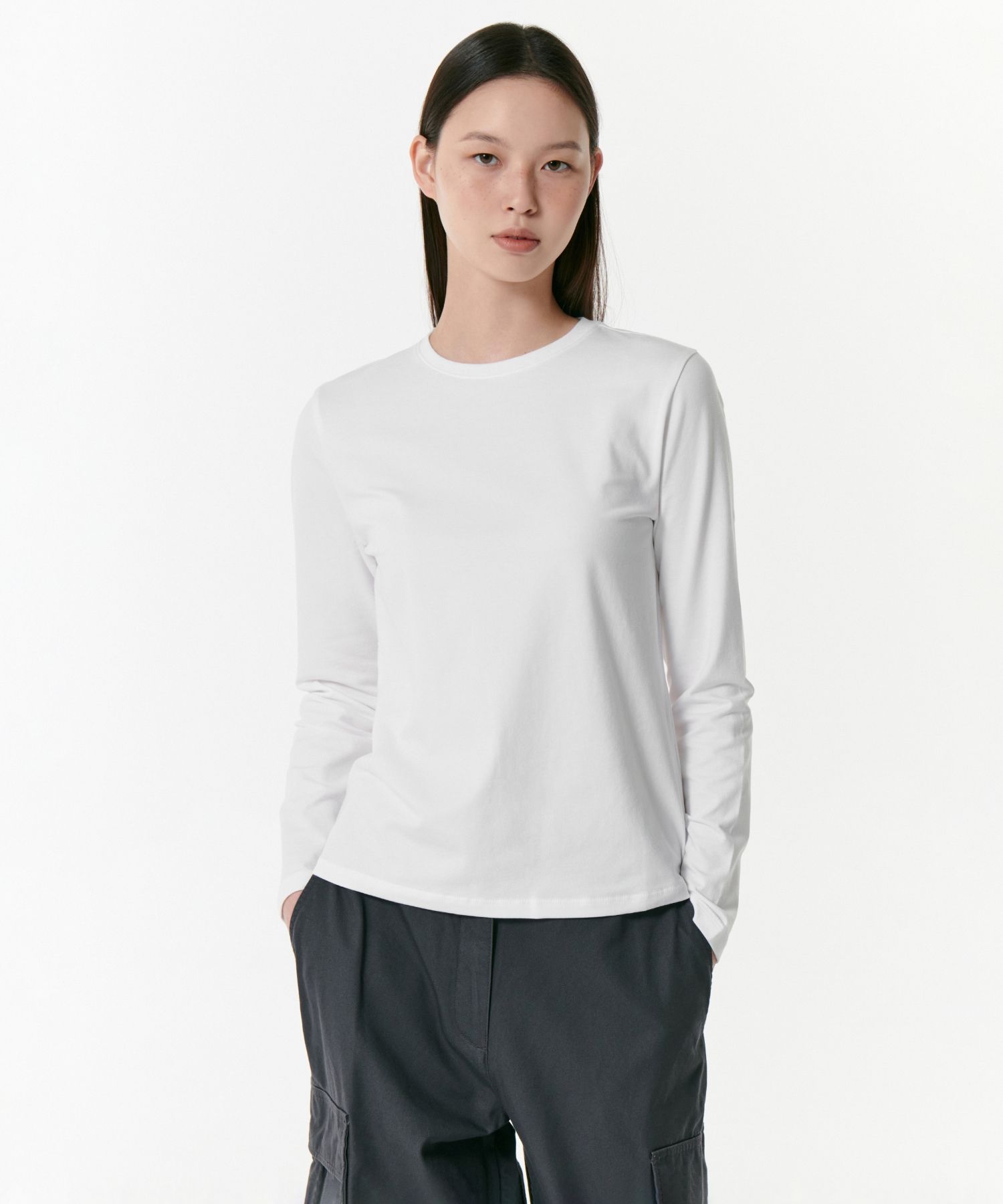 MUSINSA | MUSINSA STANDARD WOMAN Women's Flexible Crew Neck