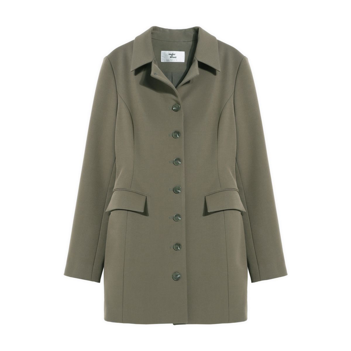 메이크어토스트(MAKE A TOAST) [22FW] JACKET ONE-PIECE - Gray