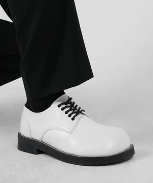 WTRD1117-1 빅풋 커브드 5홀 볼륨 더비슈즈 화이트 [230~280MM]