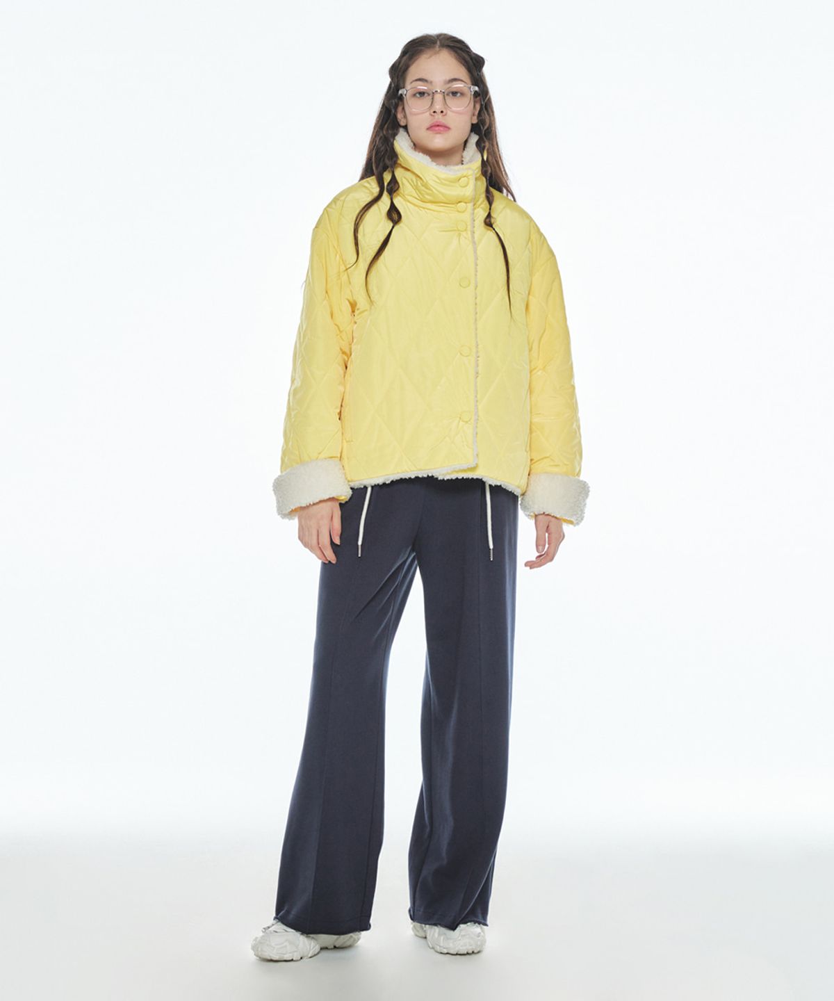 메이크어토스트(MAKE A TOAST) [22FW] CURLY QUILTING PADDED  - Yellow