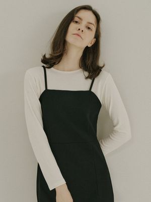 Basic Long Sleeve T-shirt - IVORY