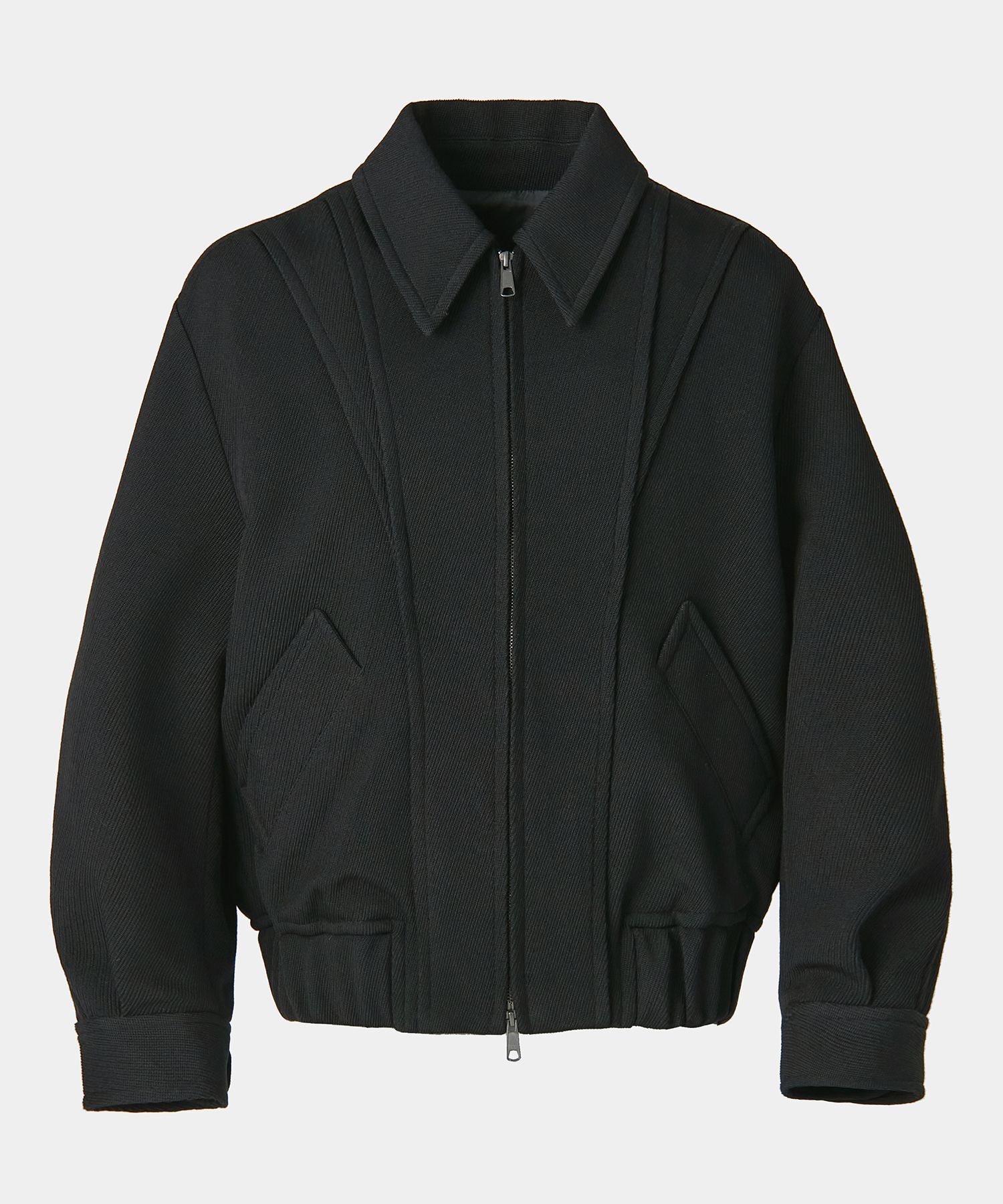 V*s様 coor Twist Panel Blouson Jacket M MUSINSA | COOR Wool Twill Blouson Jacket (Black)