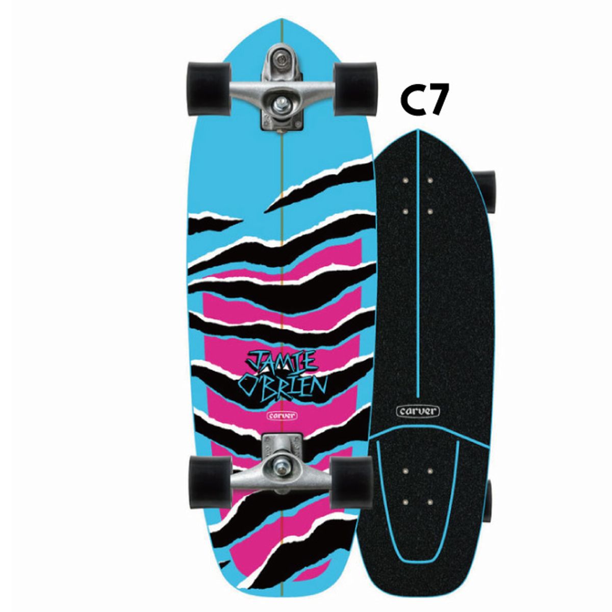카버스케이트보드(CARVER SKATEBOARD) 31인치 제이오비 블루 타이거2022
