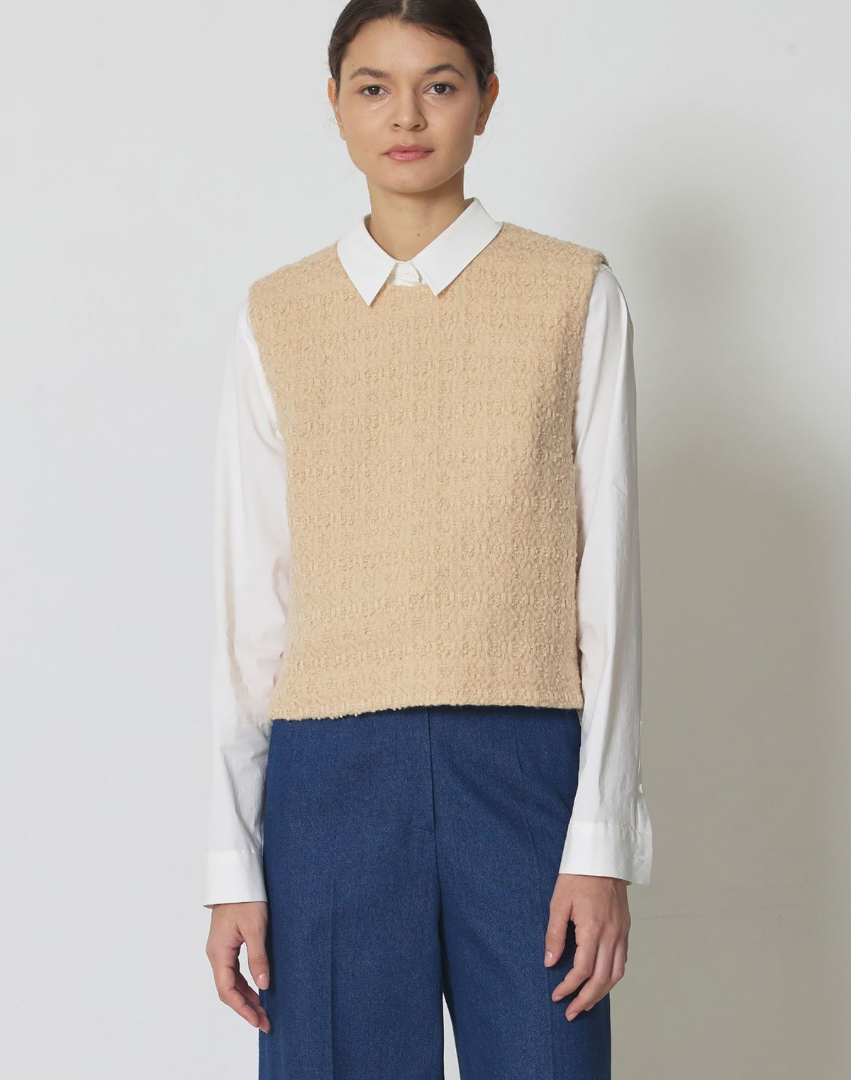 마누엘 에 기욤(MANUELLE ET GUILLAUME) Italian knit vest