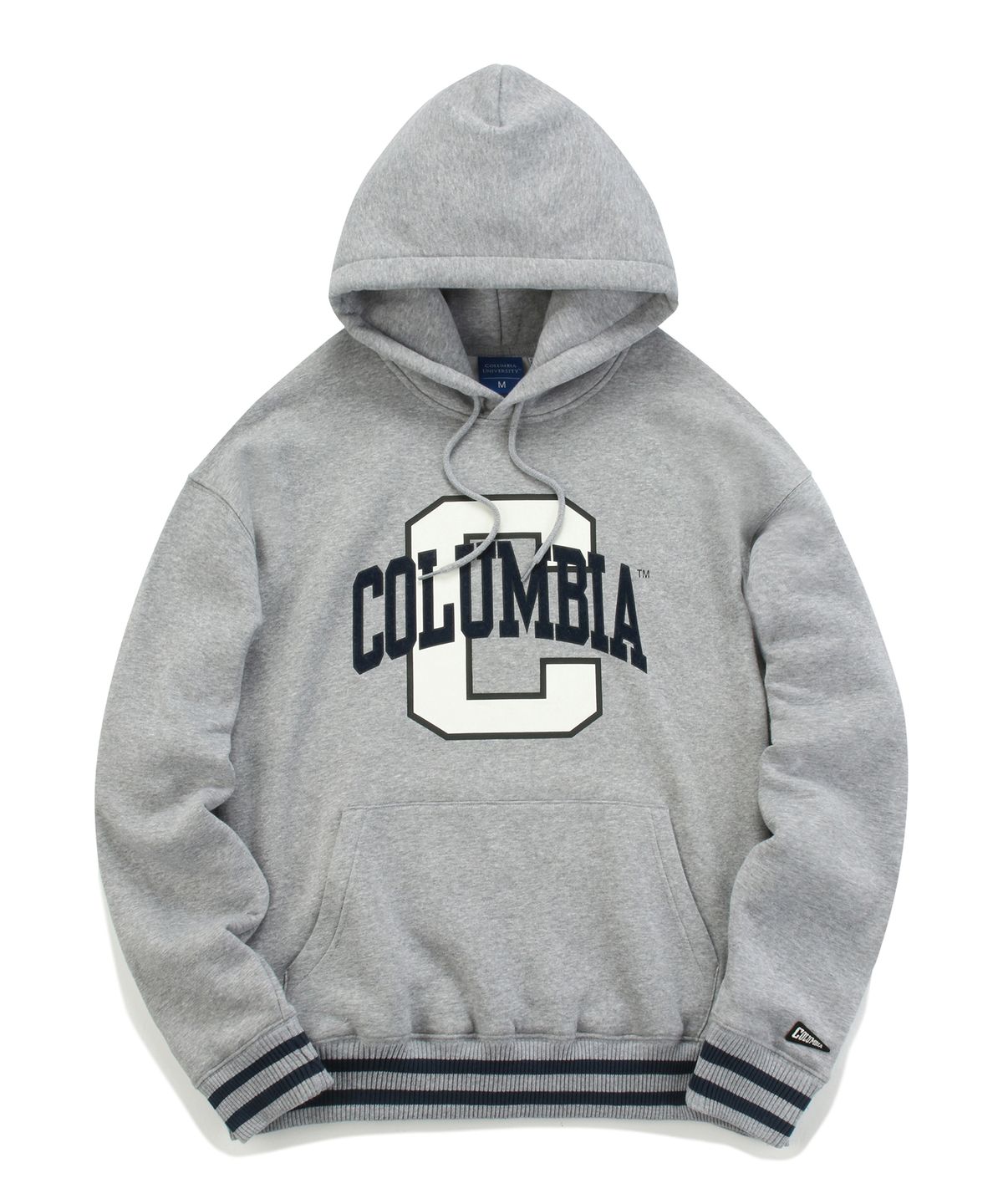 컬럼비아 유니버시티(COLUMBIA UNIVERSITY) BIG C LOGO OVERFIT FLEECE HOODY M.그레이