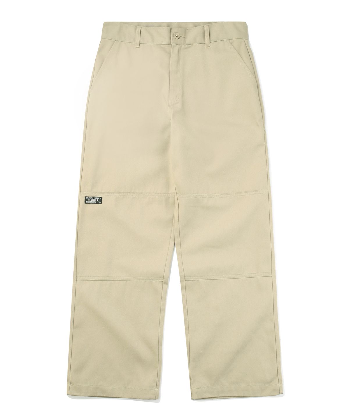 컬럼비아 유니버시티(COLUMBIA UNIVERSITY) NYC LABEL CP LOOSE FIT DOUBLE KNEE PANTS 헤리티지베이지